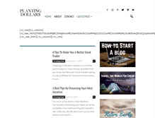Tablet Screenshot of plantingdollars.com